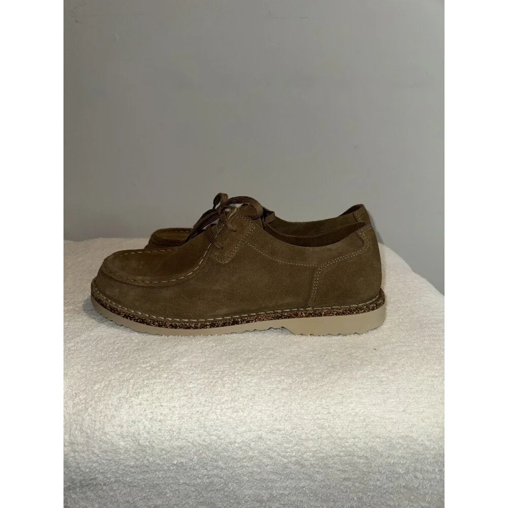 Birkenstock Brown Chukka Boat Shoes with Suede Finish. Size 45. NWT